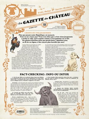 cover image of Le Château des animaux (Tome 15)--La Gazette du château